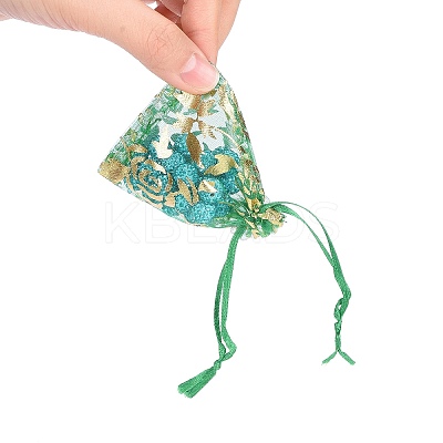 Printed Organza Bags X1-OP-R024-7x9-M-1