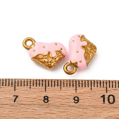 304 Stainless Steel Enamel Charms STAS-Q363-12C-G-1
