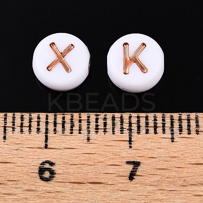 Plating Acrylic Beads PACR-Q112-07C-1