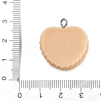 Opaque Resin Pendants RESI-S016-01E-1