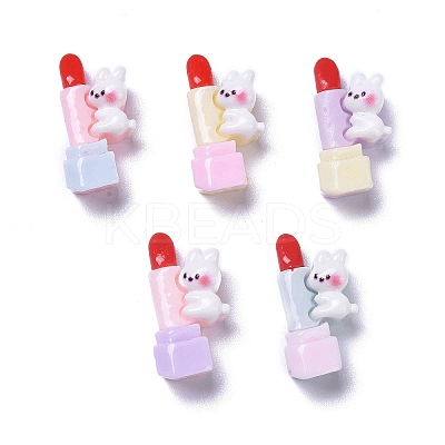 Opaque Cute Animal Resin Decoden Cabochons RESI-B024-02C-1