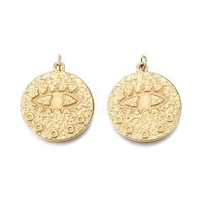 Ion Plating(IP) 304 Stainless Steel Pendants STAS-F256-041G-1