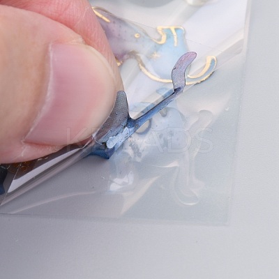 Epoxy Resin Sticker X-DIY-B009-03E-1