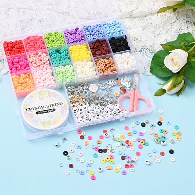 DIY Heishi Jewelry Set Making Kit DIY-YW0005-52-1