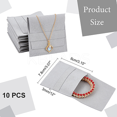 Microfiber Jewelry Pouches ABAG-NB0001-71C-1