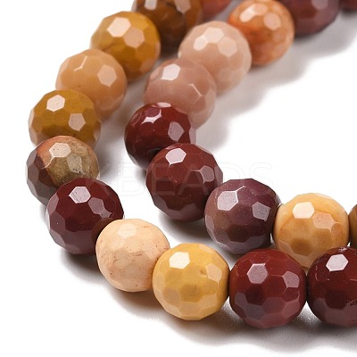Natural Mookaite Beads Strands G-E571-18A-1