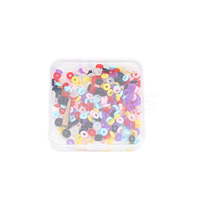 280Pcs 7 Colors Silicone O-Ring Stoppers FIND-CA0006-93-1