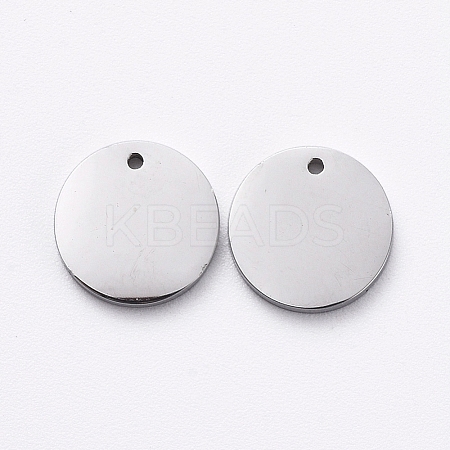 Non-Tarnish 304 Stainless Steel Stamping Blank Tag Charms LS-STAS-G215-11P-1