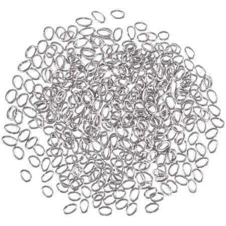 304 Stainless Steel Open Jump Rings Jewelry Findings STAS-PH0019-01P-1