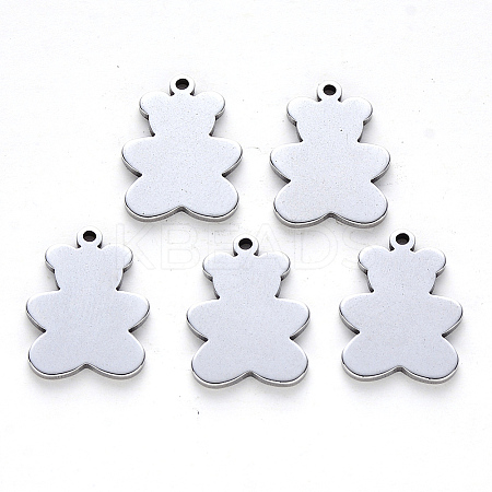 Tarnish Resistant 304 Stainless Steel Pendants STAS-N092-15-1