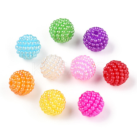 ABS Plastic Beads KY-T041-02-10MM-B-1