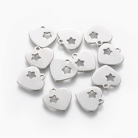 Non-Tarnish 201 Stainless Steel Charms LS-STAS-L233-038P-1