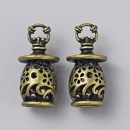 Tibetan Style Alloy Pendant Barn Lights Outdoor FIND-WH0431-37F-1