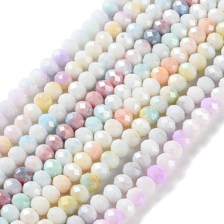 Electroplate Glass Beads Strands LAMP-S068-02Q-1