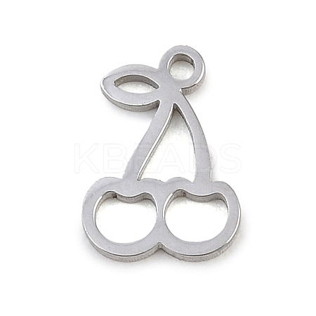 Hollow 304 Stainless Steel Charms LS-STAS-Z183-06P-1
