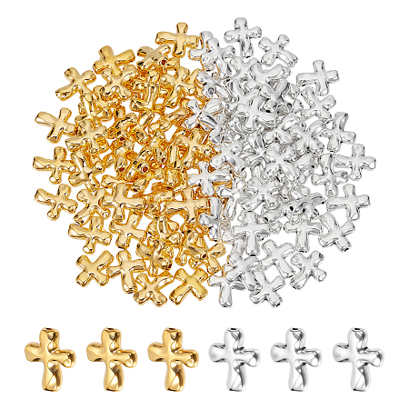 100Pcs 2 Colors Alloy Beads FIND-ME0002-96-1