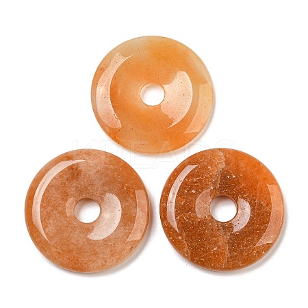 Natural Red Aventurine Pendants G-G132-02A-01-1
