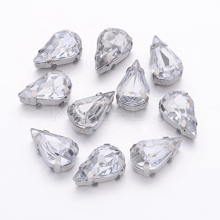 Sew on Rhinestone GACR-A001-6x10-01P-1