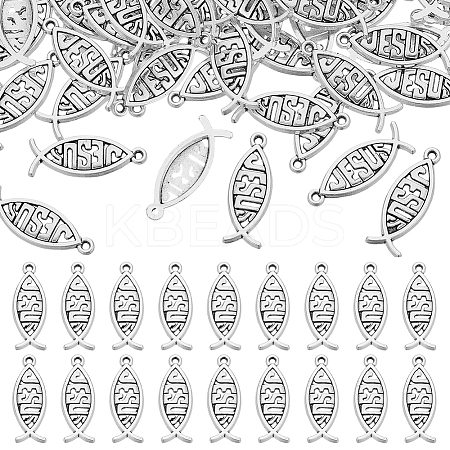 120Pcs Tibetan Style Alloy Pendants TIBEP-HY0001-12AS-1