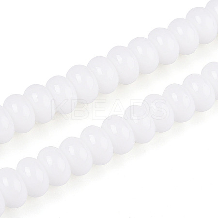 Opaque Spray Painted Glass Beads LS-GLAA-ZX008-8mm-18G-1