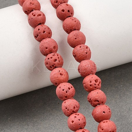 Dyed Synthetic Lava Rock Beads Strands GG-CBAAE19-06A-04-1