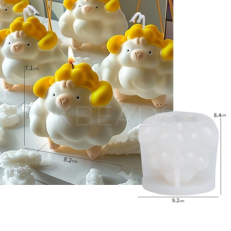 Sheep Food Grade DIY Silicone Candle Molds PW-WGB2284-02-1