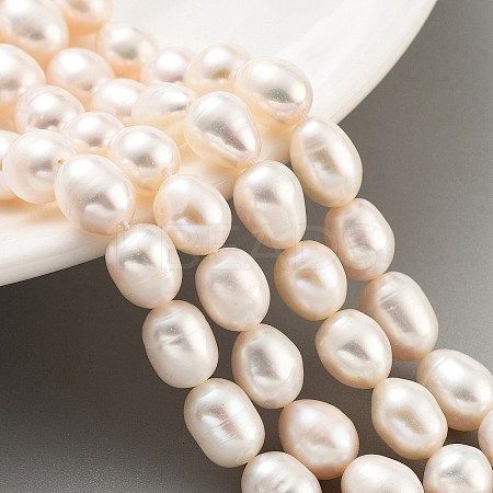 Natural Cultured Freshwater Pearl Beads Strands PEAR-P062-14D-X-1