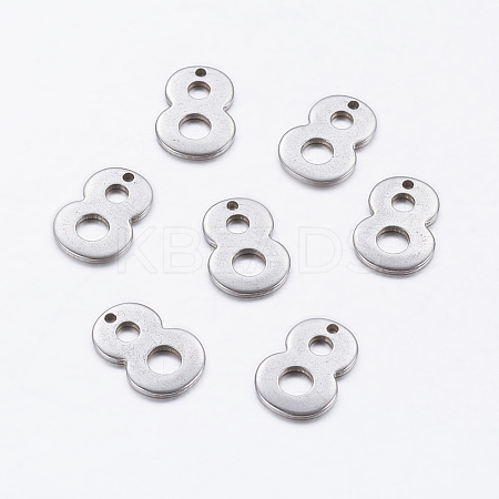 Tarnish Resistant 304 Stainless Steel Pendants STAS-F128-01P-8-1