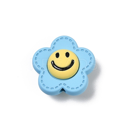 Spray Painted Alloy Beads PALLOY-S038-14A-1