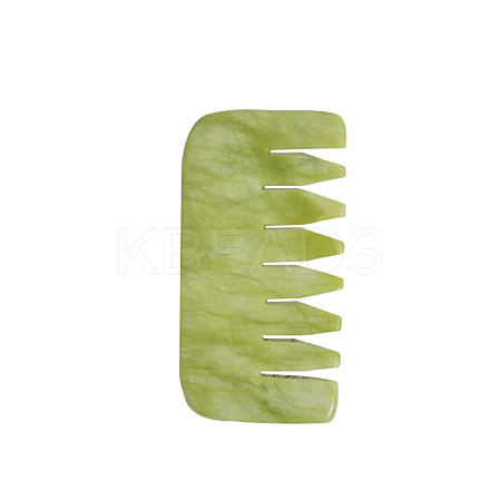 Natural Xiuyu Jade Massage Combs MATO-PW0003-01B-1