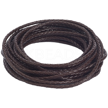 5M Round Braided Cowhide Letter Cord WL-GF0001-34A-04-1