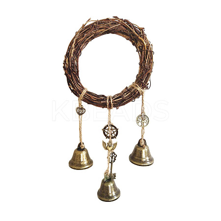 Witch Bell Car Protection Witchcraft Wicca Wind Chime PW-WG12271-02-1