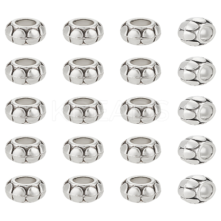 20Pcs Tibetan Style Alloy European Beads FIND-LP0002-05-1