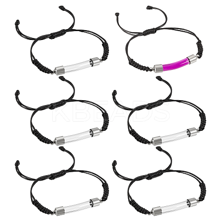 Waxed Polyester Cord Bracelets BJEW-PH01955-1