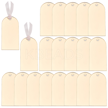 20Pcs Acrylic Blank Big Pendants MACR-GO0001-13-1