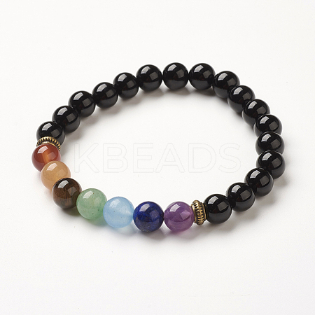 Yoga Chakra Jewelry BJEW-G554-02A-1