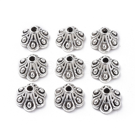 Tibetan Style Bell Filigree Bead Caps LS-TIBE-A23845-AS-LF-1