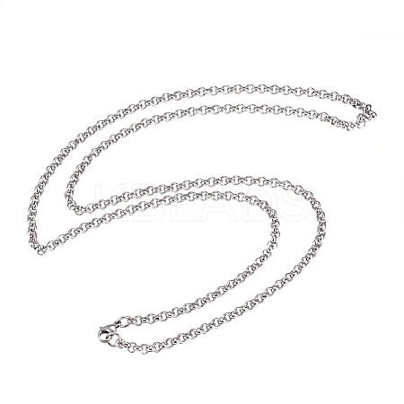 Non-Tarnish 304 Stainless Steel Necklaces NJEW-D281-22-1