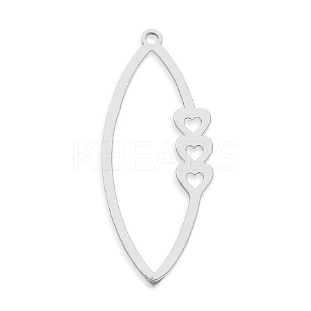 Non-Tarnish 201 Stainless Steel Pendants STAS-S105-LA738-1-1