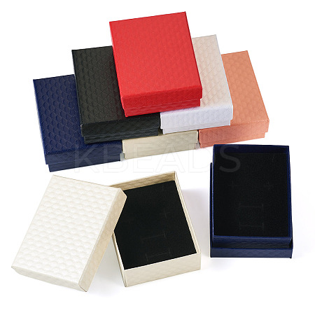 Rhombus Textured Cardboard Gift Storage Boxes CON-TAC0010-03A-03-1