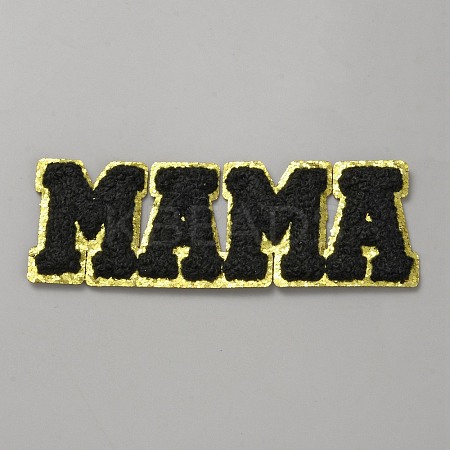 Word Mama Computerized Embroidery Iron on/Sew on Patches PATC-WH0014-38A-1