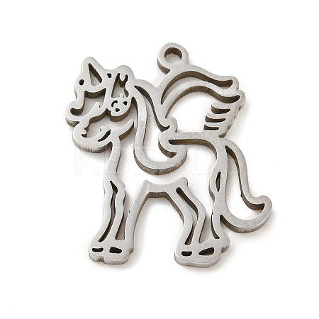 Non-Tarnish 201 Stainless Steel Pendants LS-FIND-Z009-09P-1