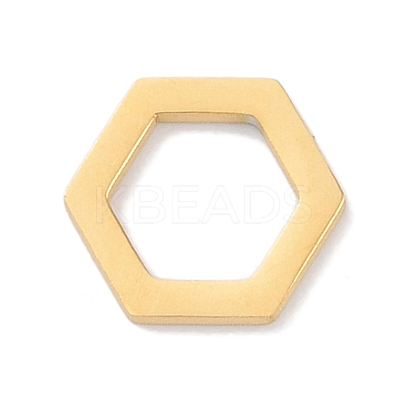Golden Plated 304 Stainless Steel Charms STAS-K286-03D-G-1