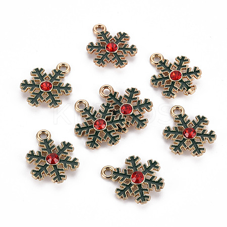 Eco-Friendly Alloy Enamel Pendants LS-ENAM-T011-67-NR-1