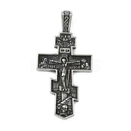 304 Stainless Steel Pendants STAS-H245-01AS-1