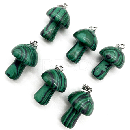 Synthetic Malachite Pendants FIND-SZC0010-550-1