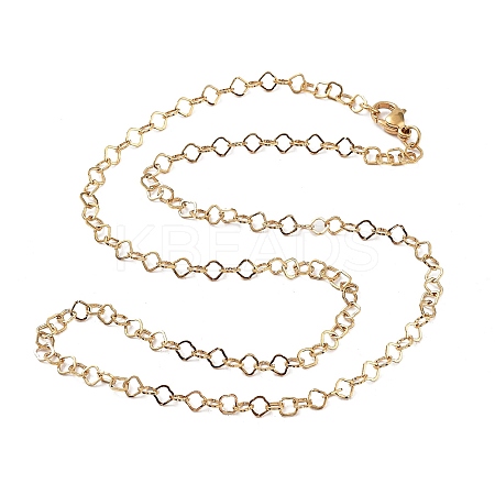 Ion Plating(IP) 304 Stainless Steel Necklaces NJEW-Q335-07B-G-1