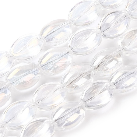Electroplate Glass Beads Strands EGLA-B005-01A-AB01-1