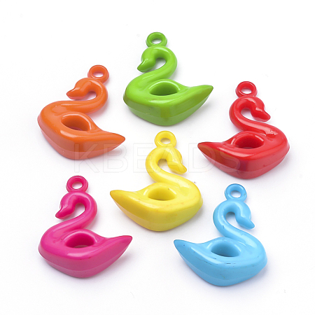 Opaque Acrylic Pendants SACR-Q190-27-1