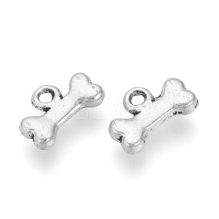 Tibetan Style Alloy Charms TIBEP-Q076-053AS-RS-1